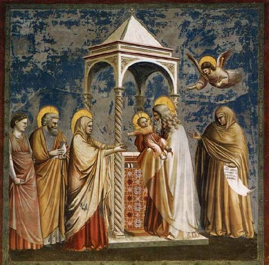 GIOTTO di Bondone Presentation of Christ at the Temple oil painting image
